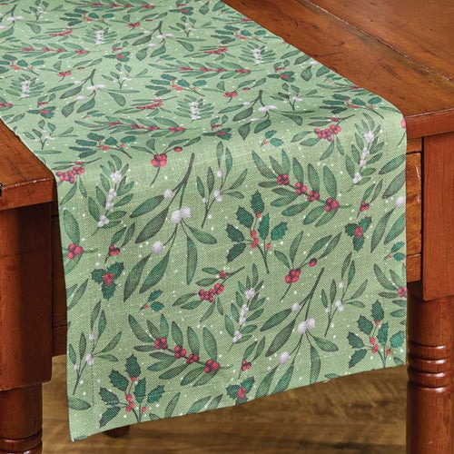 Mistletoe Magic Table Runner - 54 Inch