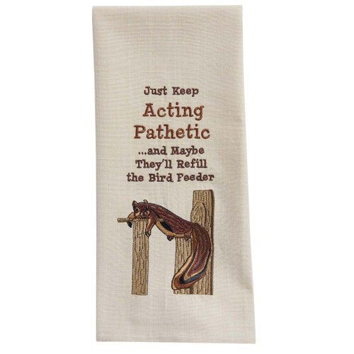 Hungry Squirrel Dishtowels - Set of 4