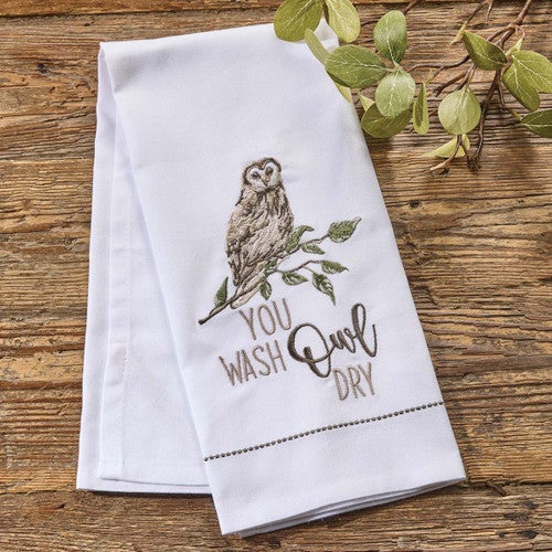 Owl's Nest Dishtowels - Set of 4