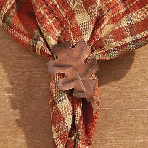 Oak Foliage Napkin Rings - Set of 4
