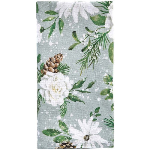 Winter's Blossom Napkins - Set of 4