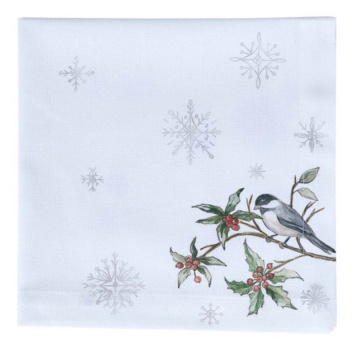 Frosty Chickadee Napkins - Set of 4