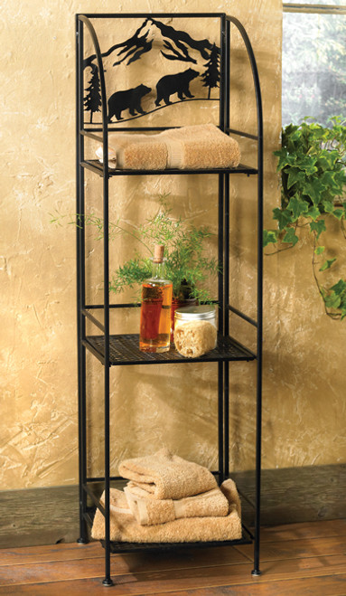 Bear Metal Linen Shelf