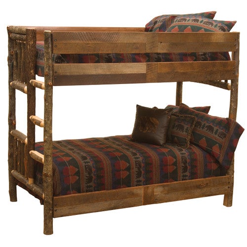 Appalachian Lodge Queen Bunk Bed - Ladder Right