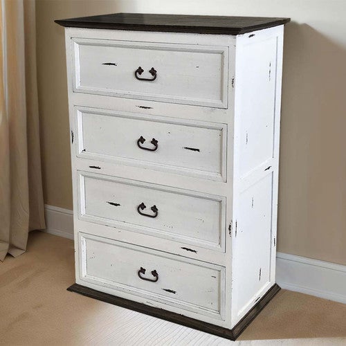 Classic White Chest of Drawers