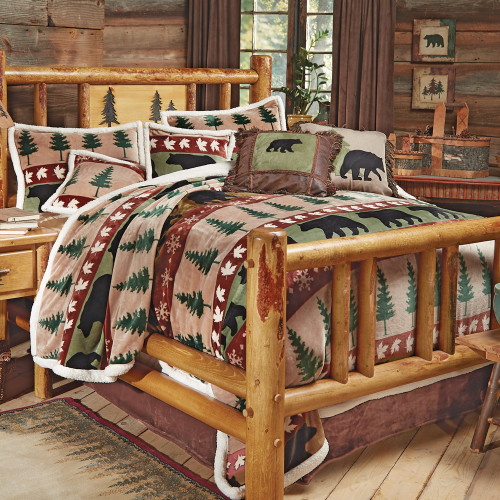 Bear Mountain Plush Bed Set - Twin