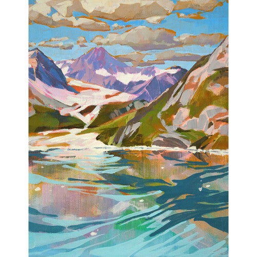 Thawing Glacier Canvas Wall Art