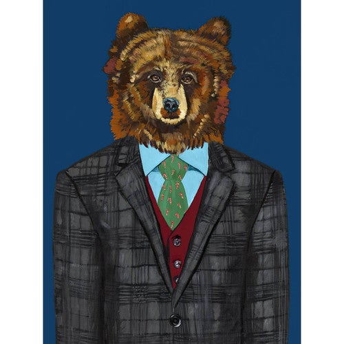 Mister Bear's Christmas Canvas Print