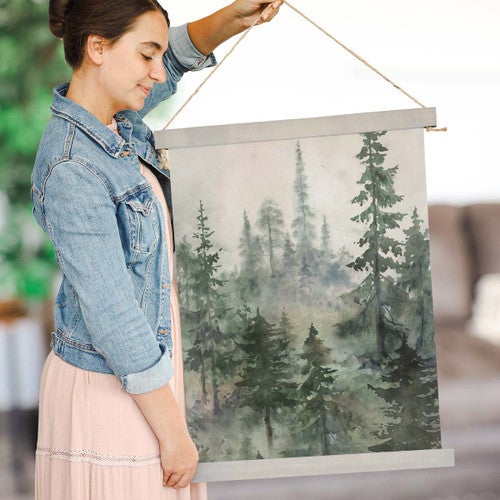 Forest Haze Canvas Wall Art