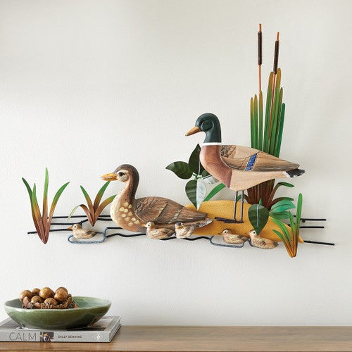 Mallard Duck Wall Sculpture