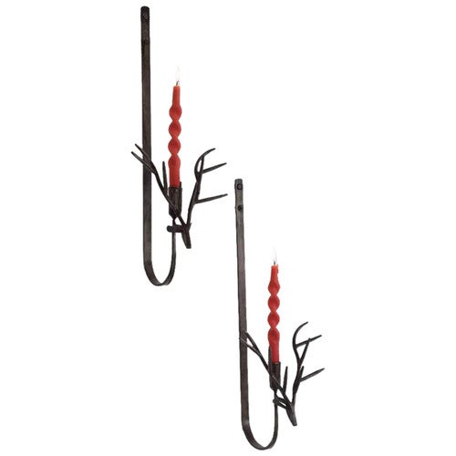 Huntsman Brass Wall Sconces - Set of 2