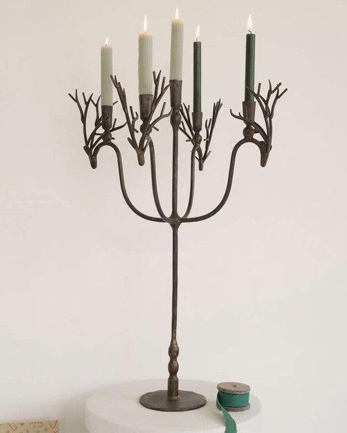 Huntsman Brass Candelabra