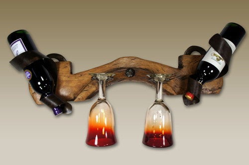 Ox Yoke Wall Wine Rack - OVERSTOCK