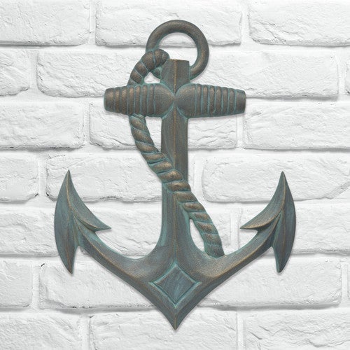 Gray Anchor Wall Decor - OVERSTOCK