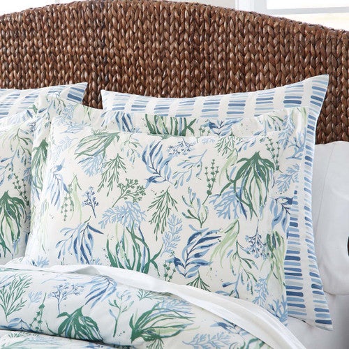 Sea Flora King Sham - OVERSTOCK