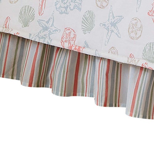 Sea Breeze Bedskirt - Queen - OVERSTOCK