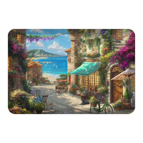 Thomas Kinkade Italian Cafe Anti-Fatigue Kitchen Mat - OVERSTOCK