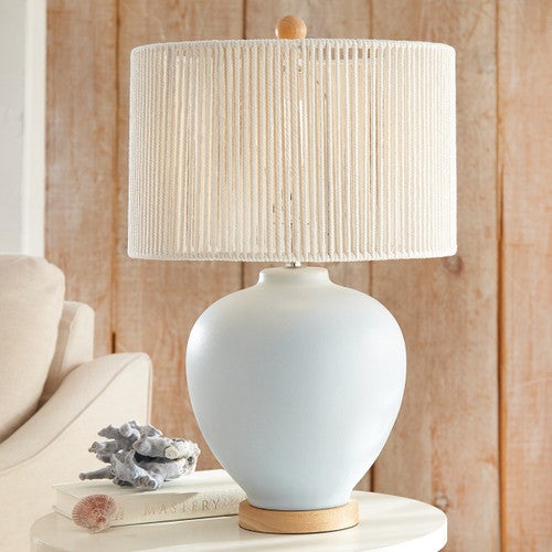Azure Elegance Coastal Table Lamp - OVERSTOCK