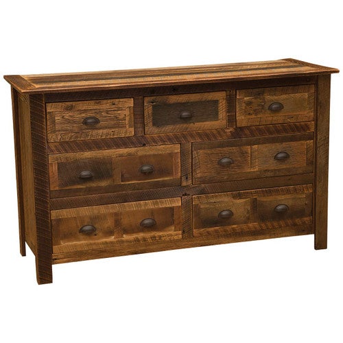 Barnwood Seven Drawer Dresser