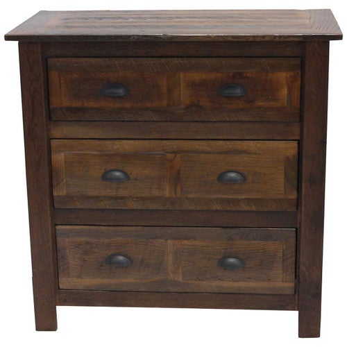 Barnwood Three Drawer Chest