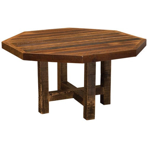 Barnwood Octagon Dining Table