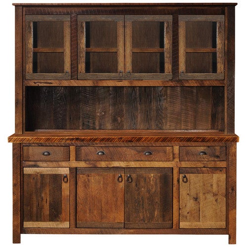 Barnwood 75-inch Buffet & Hutch