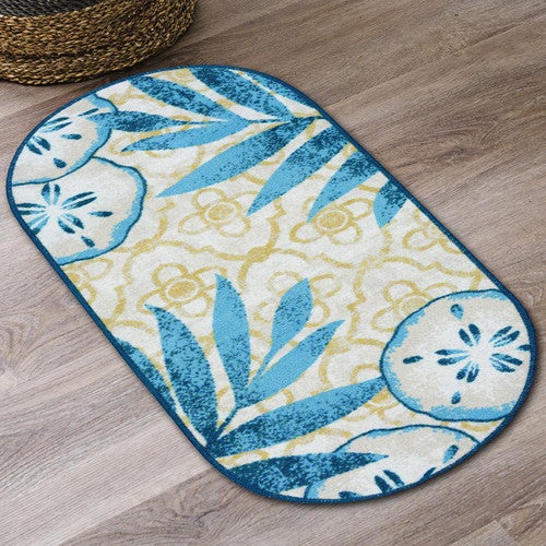 Sand Dollar Bay Oval Rug - OVERSTOCK