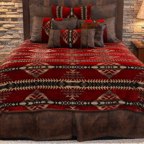 Gallop Claret Duvet Cover - King