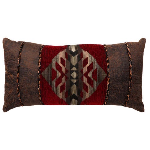 Gallop Claret Pillow - 14 x 26