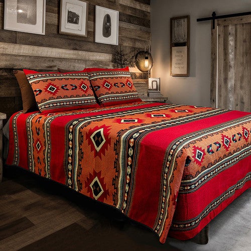 Canyon Fire Coverlet Set - Queen - SALE
