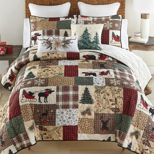 Holiday Lodge Quilt Bed Set - Twin