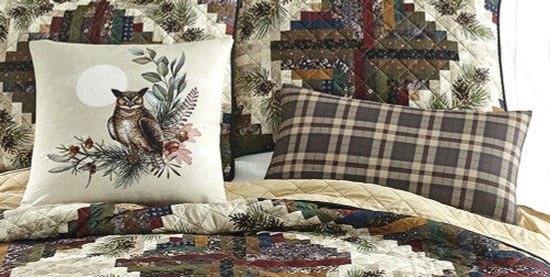 Serenity Pinecones Pillows - Set of 2