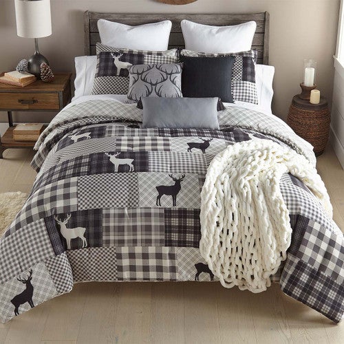 Shadow Creek Buck Comforter Set - King