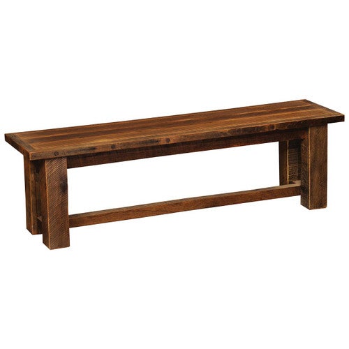 Barnwood Wood Seat Bench