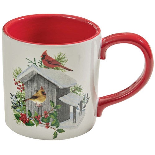 Always & Forever Cardinal Mugs - Set of 4