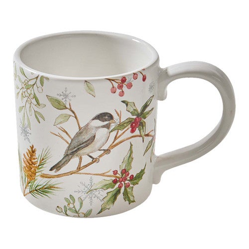 Frosty Chickadee Mug - Set of 4