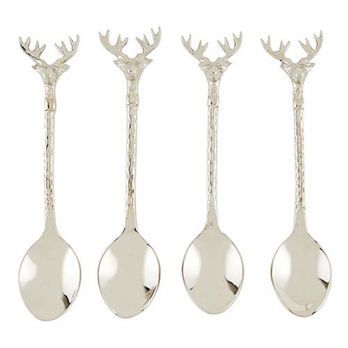 Antler Charm Spoons - Set of 4