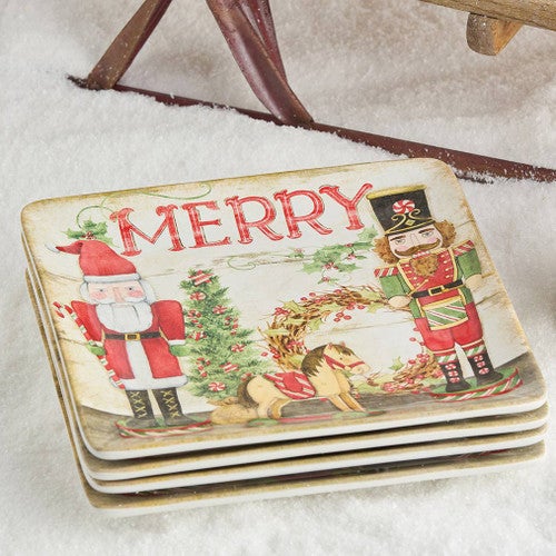 Nutcracker Fest Dinner Plates-Set of 4 Nutcracker Fest Dinner Plates-Set of 4