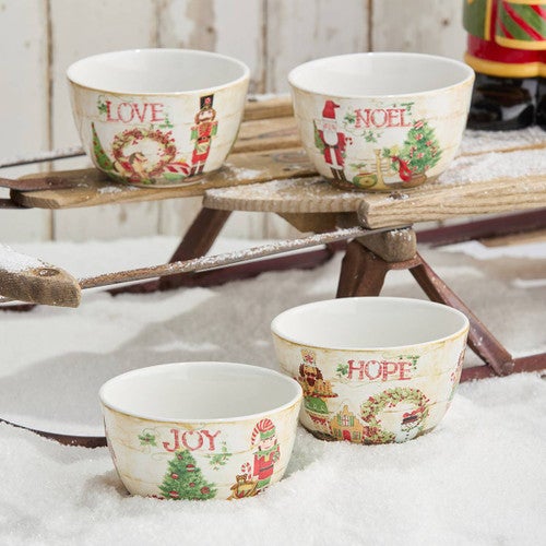 Nutcracker Fest Ice Cream Bowls-Set of 4