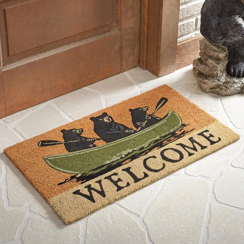 Rowing Bears Coir Doormat