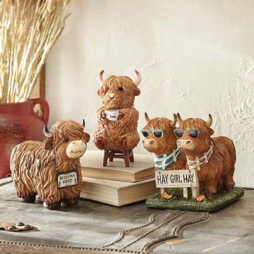 Highland Cow Figurines