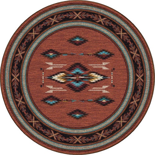 Canyon Winds Rug - 8 Ft. Round