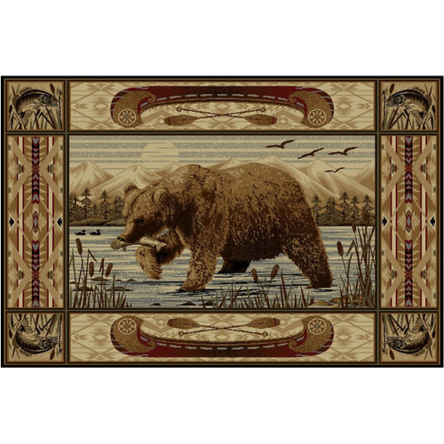 Bear Snack Rug - 5 x 8