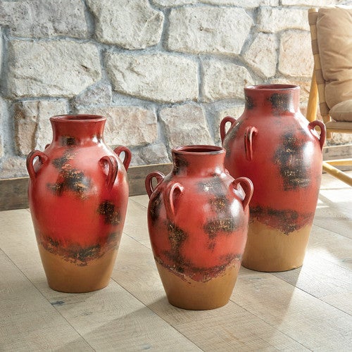 Canyon Ridge Clay Vases - Set of 3