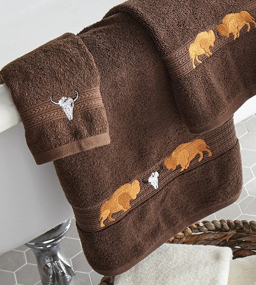 Buffalo Ridge Chocolate Bath Towel