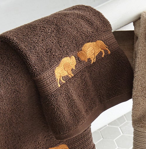Buffalo Ridge Chocolate Hand Towel