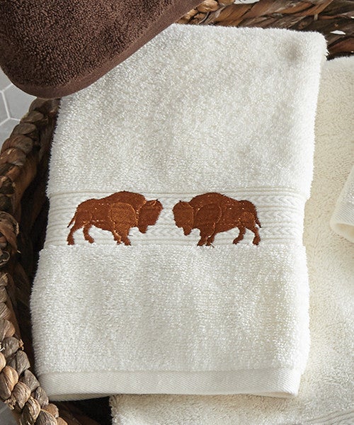 Buffalo Ridge Ivory Hand Towel
