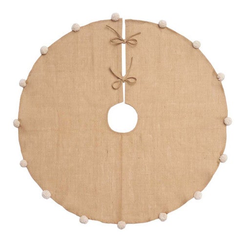 Rustic Charm Burlap Tree Skirt