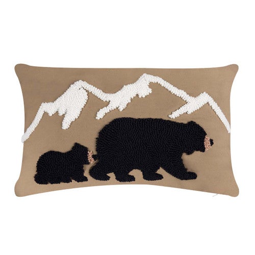 Mountain Haven Hooked Pillow