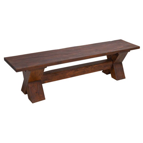 Timber Cross Dining Bench